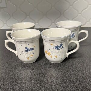 Home Style Country Geese Mugs Set